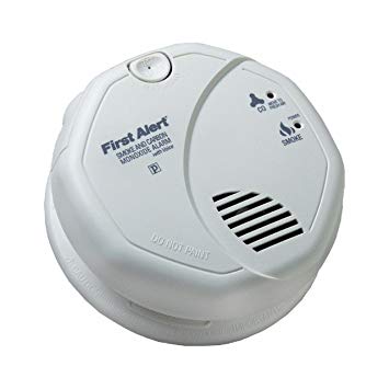 First Alert BRK SC7010BV Hardwired Talking Photoelectric Smoke and Carbon Monoxide Alarm 2 Pack