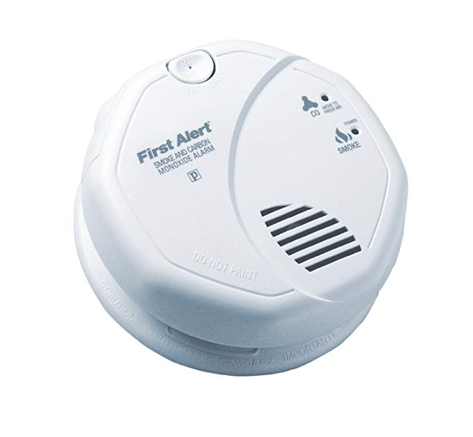 4 Pack of - First Alert SC7010B Hardwire Photoelectric Smoke and Carbon Monoxide Alarm with Battery Backup