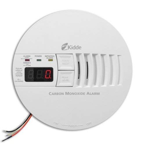 Kidde KN-COP-IC Hardwire Carbon Monoxide Alarm with Battery Backup and Digital Display, Interconnectable (6 Pack)
