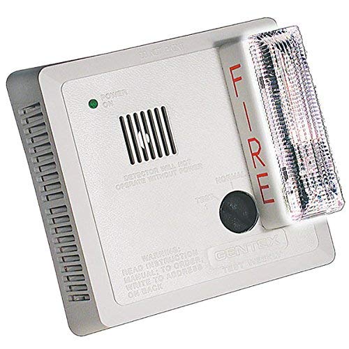 Gentex 7139CS-W Hardwired Photoelectric Smoke Alarm w/ ADA Compliant Strobe