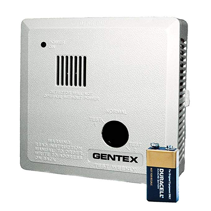 Gentex 913 Smoke Alarm, 9V Battery Powered Photoelectric w/T3 Horn (909-0133-002)